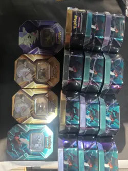 Pokemon Triple Whammy Collector Tin - Factory Sealed. 16 tins - Image 2