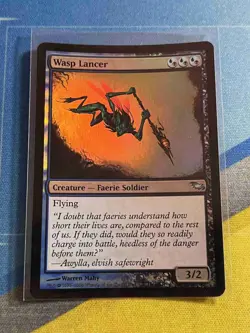 Magic the Gathering MTG Shadowmoor WASP LANCER Foil - Image 1