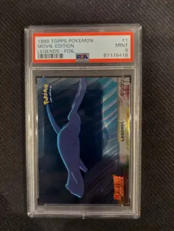 PSA 9 Legends Foil Topps Pokemon Movie Edition - Image 1
