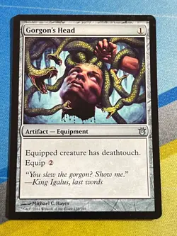 Magic the Gathering MTG Born of the Gods GORGON'S HEAD - Image 1