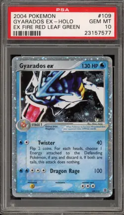 Pokemon Gyarados ex EX Fire Red & Leaf Green Holo Ultra Rare #109 PSA 10 - Image 1