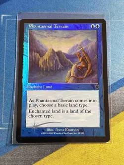 Magic the Gathering MTG Invasion PHANTASMAL TERRAIN Foil - Image 1