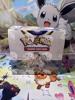 Pokemon TCG Sword & Shield Brilliant Stars Booster Box Factory Sealed - Image 1