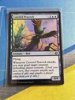 Magic the Gathering MTG Conspiracy 2: Take the Crown COVETED PEACOCK Foil - Image 1