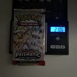 VERY HEAVY! 21.06g Prismatic Evolutions Pokemon TCG Booster Pack (SEALED)✅ - Image 1
