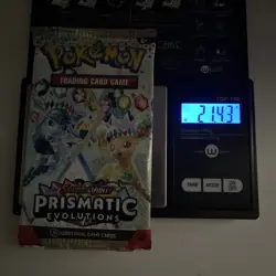VERY HEAVY! 21.43g Prismatic Evolutions Pokemon TCG Booster Pack (SEALED)✅ - Image 1
