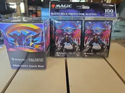 Magic: The GatheringR-FINAL FANTASYT Summon: Bahamut 100+ Deck Box And Sleeves - Image 1