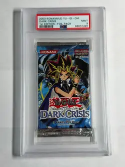 PSA 9 MINT DCR Dark Crisis 1st Edition Sealed Booster Pack Yugioh - Image 1