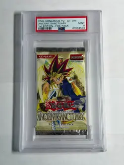 PSA 9 MINT AST Ancient Sanctuary 1st Edition Sealed Booster Pack Yugioh - Image 1