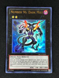 YUGIOH NUMBER 96 DARK MIST ORCS-EN043 ULTRA HP/ CREASES - Image 1
