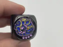 Yugioh Shaddoll - Amanda Lapalme Manamoon Mana Moon - 6-Sided Metal Dice X1 - Image 5
