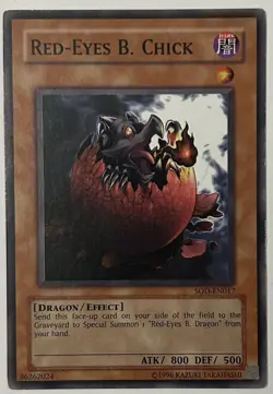 Red-Eyes B. Chick SOD-EN017 Soul of the Duelist Unlimited|Unlimited Edition - Image 1