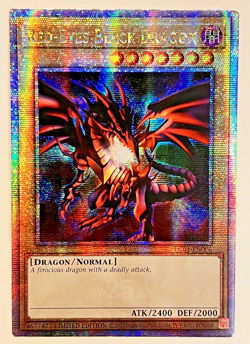 YuGiOh! Red-Eyes Black Dragon (Quarter Century Secret Rare) LC01-EN006 | MINT - Image 1
