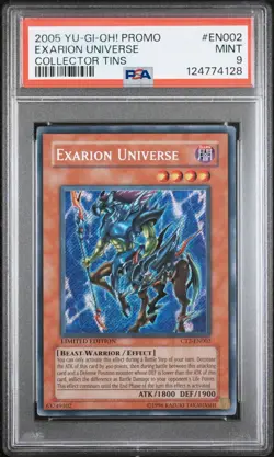 PSA 9 MINT Exarion Universe CT2-EN002 Secret Rare Promo *4128 YUGIOH - Image 1