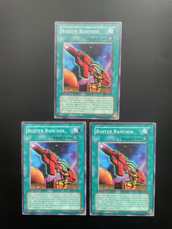 Yugioh Buster Rancher PGD-085 Common 1st Edition LP/MP X3 - Image 1