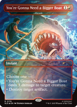 Mtg Magic Card Secret Lair Jaws Terror of Amity Island FOIL Sealed Presale - Image 4