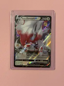 Pokemon TCG Hisuian Zoroark v Holo Card 146/196 Swsh11: Lost Origin NM - Image 1