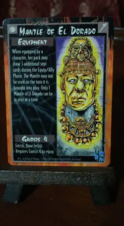 Rage CCG War of the Amazon Mantle of El Dorado Rare Powerful Card Hard To Find - Image 1