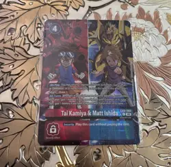 Digimon Card Game Tai Kamiya & Matt Ishida EX9-066 Alternate Art Versus Monsters - Image 1