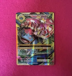 Pokemon TCG Mega-Venusaur-EX Evolutions Holo Full Art Ultra Rare Card 100/108 - Image 1