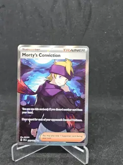 Pokemon Card Morty's Conviction 201/162 Temporal Forces Ultra Rare - Image 1