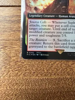 Magic MTG Final Fantasy - Sephiroth, Fallen Hero EXTENDED ART FOIL 0182 - Image 2