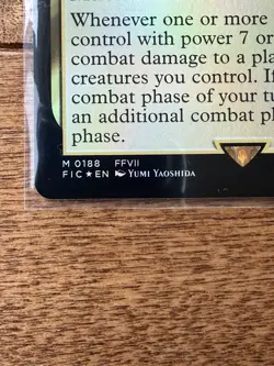 Magic MTG Final Fantasy - Tifa, Martial Artist EXTENDED ART FOIL 0188 - Image 3
