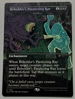 MTG Secret Lair Drop Oubliette Enchantment RARE FOIL #1794 - Image 1