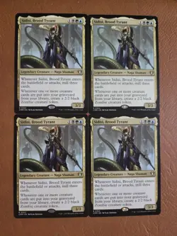 1x Playset of (4) NM Sidisi Blood Tyrant #355 Commander Masters CMM - Image 1