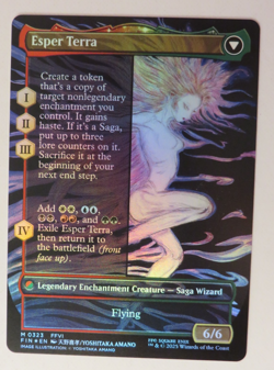 Terra, Magical Adept Borderless Foil Final Fantasy MTG 0323 NM - Image 2