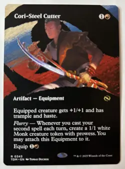 Cori-Steel Cutter (Borderless) Tarkir: Dragonstorm Regular. Rare! - Image 1