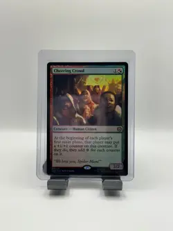 MTG, Cheering Crowd FOIL $3 ORDER MIN - FOIL - SPM 126 Marvel’s Spider-Man - Image 1