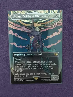 MTG Ultima, Origin of Oblivion - Foil - Borderless Final Fantasy FIN - Image 1