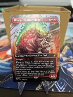 MTG Ilharg, the Raze-Boar Anime Borderless RVR Reg Mythic - Image 1