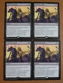 1x Playset of (4) NM Wake The Dead #197 Commander Masters CMM - Image 1