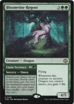 Bloomvine Regent R Tarkir: Dragonstorm 136 - LP MTG - Image 1