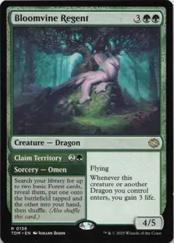 Bloomvine Regent R Tarkir: Dragonstorm 136 LP-NM MTG - Image 1