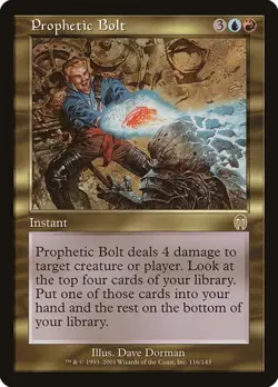 Prophetic Bolt - Foil Apocalypse HP MTG - Image 1