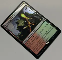 MTG Edge of Eternities Stomping Ground Land - Mountain Forest RARE FOIL #0258 - Image 2