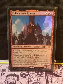 WOTC Avatar: The Last Airbender: Eternal-Lega Zuko, Avatar Hunter (R) (Foi NM - Image 1