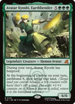 NM Avatar Kyoshi, Earthbender, MTG, Avatar: The Last Airbender, Magic, 130 - Image 1