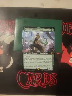 Magic The Gathering Marvel's Spider-Man "Lizard, Connor's Curse" EXTENDED RARE - Image 1
