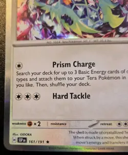 Terapagos 161/191 Holo Rare Scarlet & Violet: Surging Sparks Pokemon TCG - Image 4