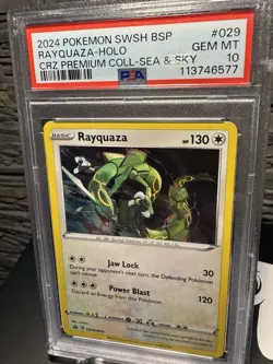 Rayquaza - Holo #SWSH029 - 2024 Pokemon SWSH Black Star Promo - GEM MINT PSA 10 - Image 2