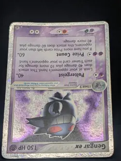 Gengar ex 108/112 Firered & Leafgreen Holo Ultra Rare Pokemon TCG Nintendo MP - Image 4