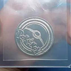 Mega Charizard X EX UPC Ultra Premium Collection Silver Metal Coin 2025 Pokemon - Image 2