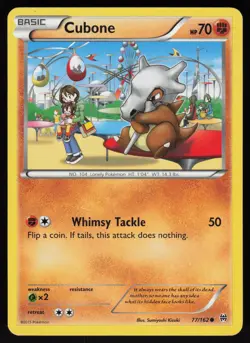 Pokemon Cubone 77/162 XY - BREAKthrough Non-Holo (LP - HP) - Image 1