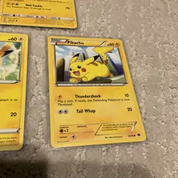 Six Pokemon TCG 12-2020 Pikachu Vintage Rare MINT - Image 2