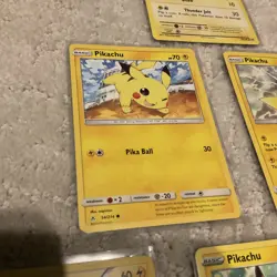 Six Pokemon TCG 12-2020 Pikachu Vintage Rare MINT - Image 5