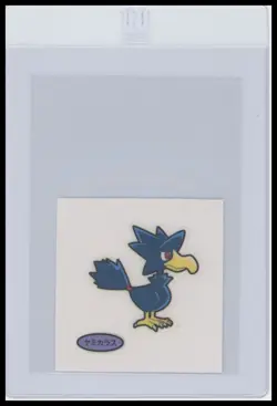 Pokemon Daiichi Pan Decochara Seal Bread Sticker Murkrow - Image 1
